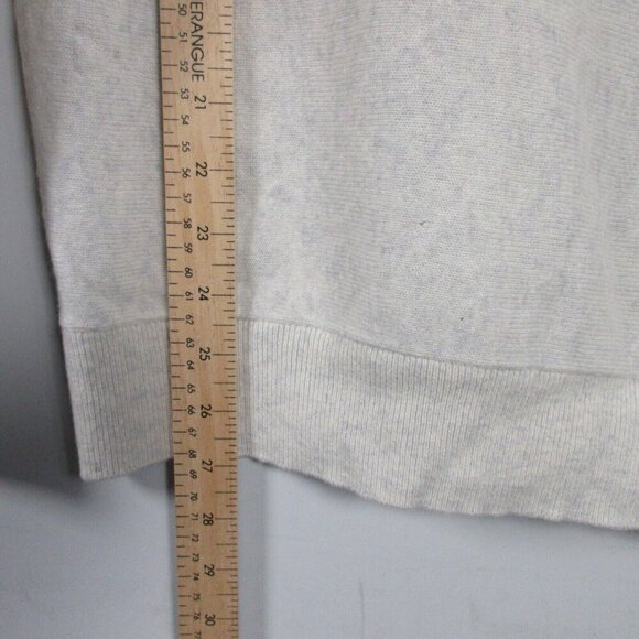 Club Monaco Womens Cashmere 100% Ivory Open Back Medium M Luxury 214 - Picture 7 of 8